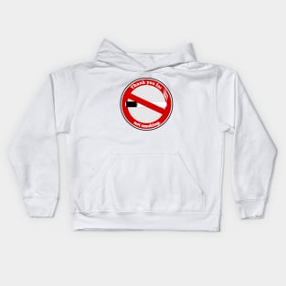 Thank you for not smoking Kids Hoodie